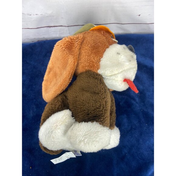 Vintage Rare‎ Wallace Berrie Soft Toy Plush Hound Dog with Cap - Picture 7 of 10